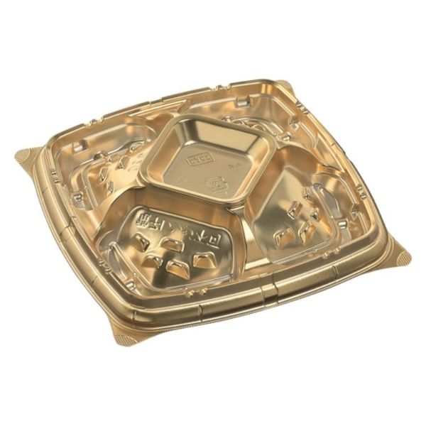 エフピコ オードブル容器 シャトープラッター角20 本体 金 7E385020 1ケース(360個(30個×12)（直送品）