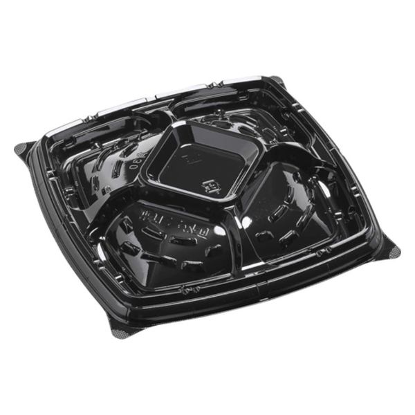 エフピコ オードブル容器 シャトープラッター角30 本体 黒 7E385130 1ケース(200個(10個×20)（直送品）