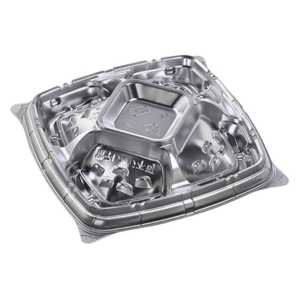 エフピコ オードブル容器 シャトープラッター角20 本体 銀 7E385220 1ケース(360個(30個×12)（直送品）