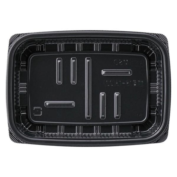 エフピコ 惣菜容器 MSD惣菜18-13(22) 黒 7E471834 1ケース(900個(50個×18)（直送品）