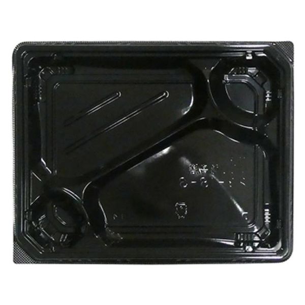 エフピコ 弁当容器 MSD穂高膳23-18-3 黒 7E512321 1ケース(600個(50個×12)（直送品）