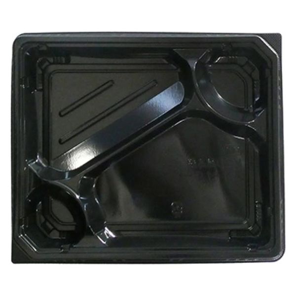 エフピコ 弁当容器 MSD穂高膳24-19-1 黒 7E512419 1ケース(600個(50個×12)（直送品）