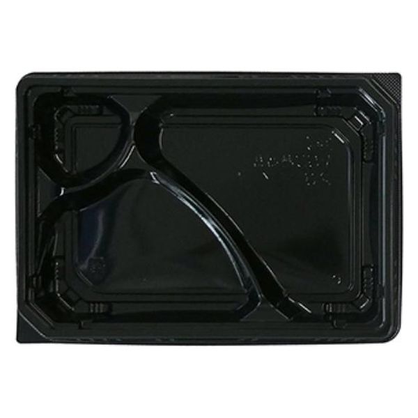 エフピコ 弁当容器 MSD穂高膳23-17-1 黒 7E513171 1ケース(600個(50個×12)（直送品）