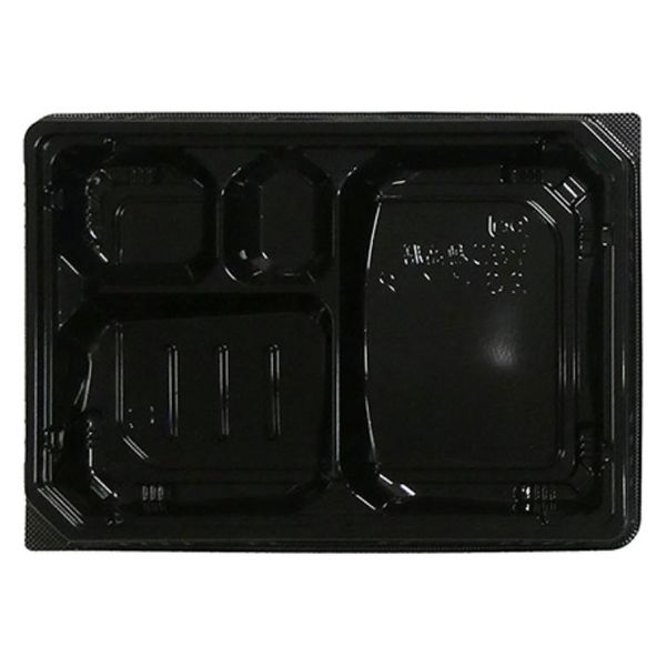 エフピコ 弁当容器 MSD穂高膳23-17-2 黒 7E532317 1ケース(600個(50個×12)（直送品）