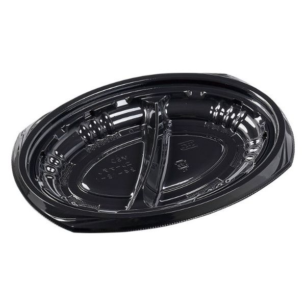 エフピコ 軽食容器 MSDコリーナデリ24-18-1 本体 黒 7E931249 1ケース(600個(50個×12)（直送品）