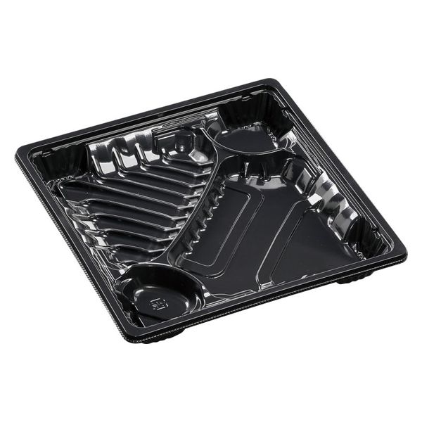 エフピコ 弁当容器 MSDアコード21-21-1黒 7E962121 1ケース(600個(50個×12)（直送品）