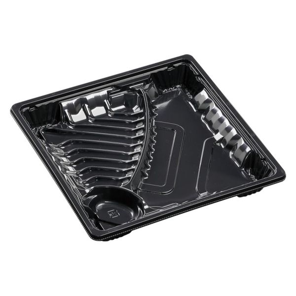 エフピコ 弁当容器 MSDアコード21-21-2黒 7E962125 1ケース(600個(50個×12)（直送品）