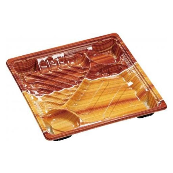 エフピコ 弁当容器 MSDアコード21-21-1もえぎ茶 7E962123 1ケース(600個(50個×12)（直送品）