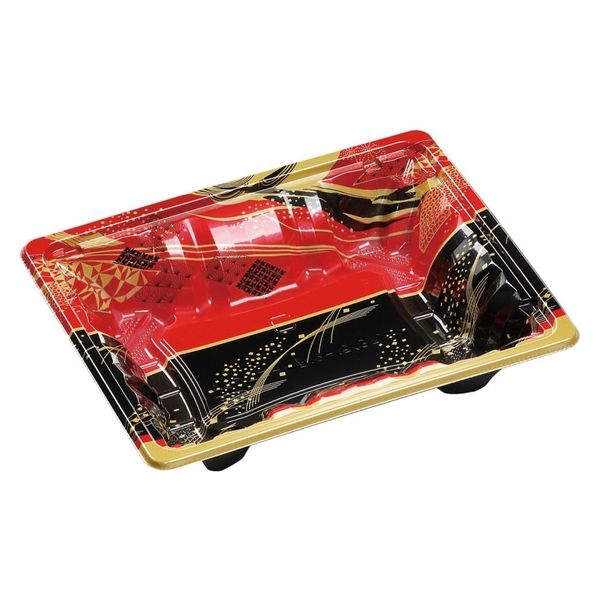 エフピコ どんぶり容器 MSDアコード重19-15(37)万彩赤 7E981917 1ケース(1000個(50個×20)（直送品）