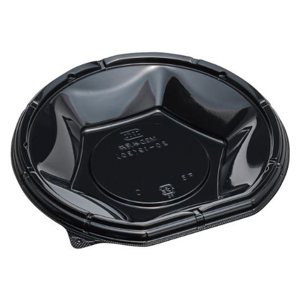 エフピコ どんぶり容器 MSD半月丼20-19(30) 黒 7M002019 1ケース(600個(50個×12)（直送品）