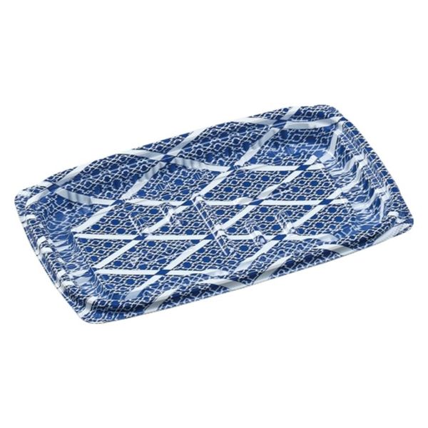 エフピコ 惣菜容器 MSD惣菜18-11(17) ひし格子青 7M211811 1ケース(1200個(50個×24)（直送品）