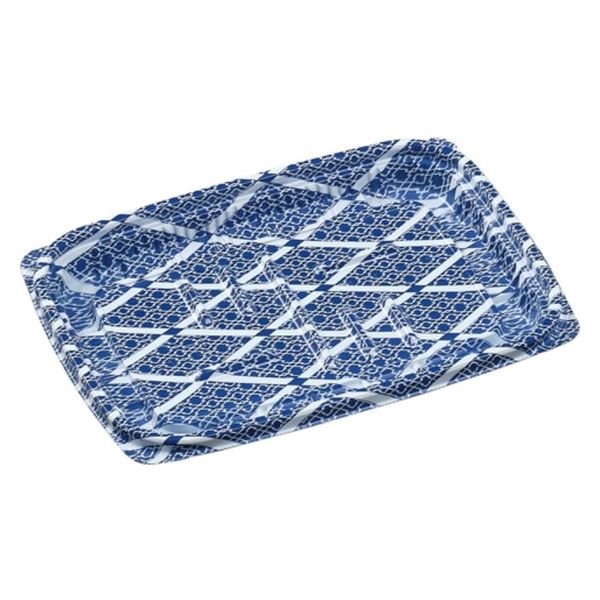 エフピコ 惣菜容器 MSD惣菜18-13(17) ひし格子青 7M211831 1ケース(900個(50個×18)（直送品）