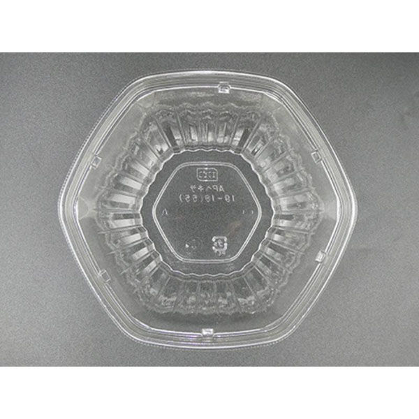 エフピコ サラダ容器 APヘキサ 19-18(55) 本体 エコ 7R001918 1ケース(400個(50個×8)（直送品）
