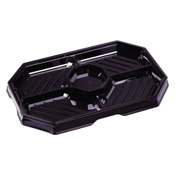 エフピコ オードブル容器 オードブル43-28 本体 黒 7Z720438 1ケース(160個(10個×16)（直送品）