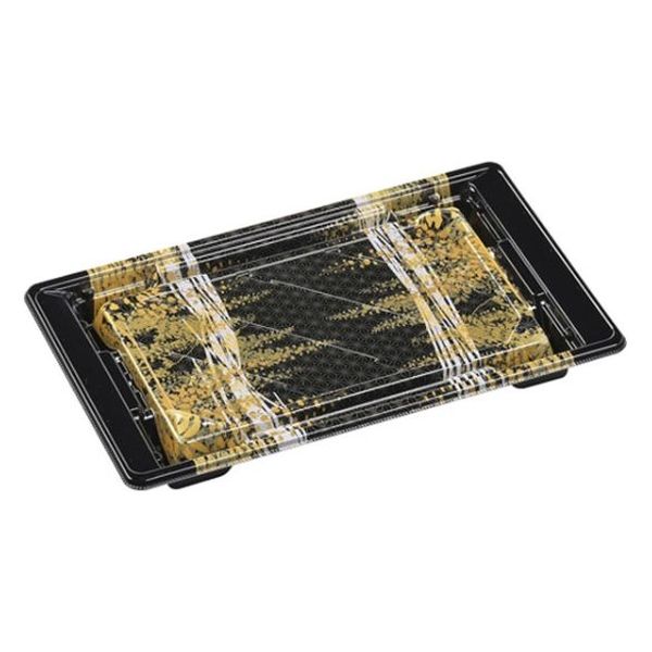 エフピコ 寿司容器 組み皿2-4 本体 藤波金 7Z749824 1ケース(600個(50個×12)（直送品）