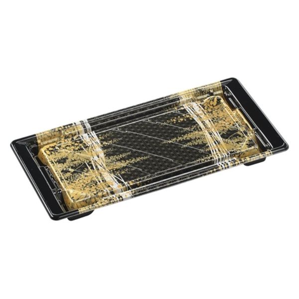 エフピコ 寿司容器 組み皿2-6 本体 藤波金 7Z749826 1ケース(400個(50個×8)（直送品）