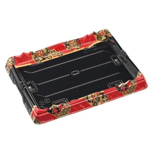 エフピコ 寿司桶 氷河桶33-25 本体 平安赤 7Z915335 1ケース(200個(10個×20)（直送品）