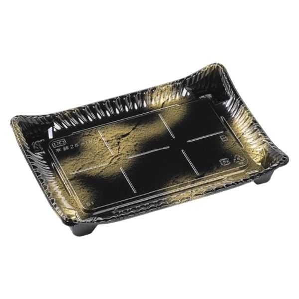 エフピコ 寿司容器 京錦25-18R 本体 渋み金 7Z970160 1ケース(300個(50個×6)（直送品）