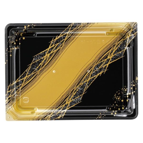 エフピコ 刺身容器 四季皿25-18 本体 ひし網金 7Z972322 1ケース(400個(50個×8)（直送品）