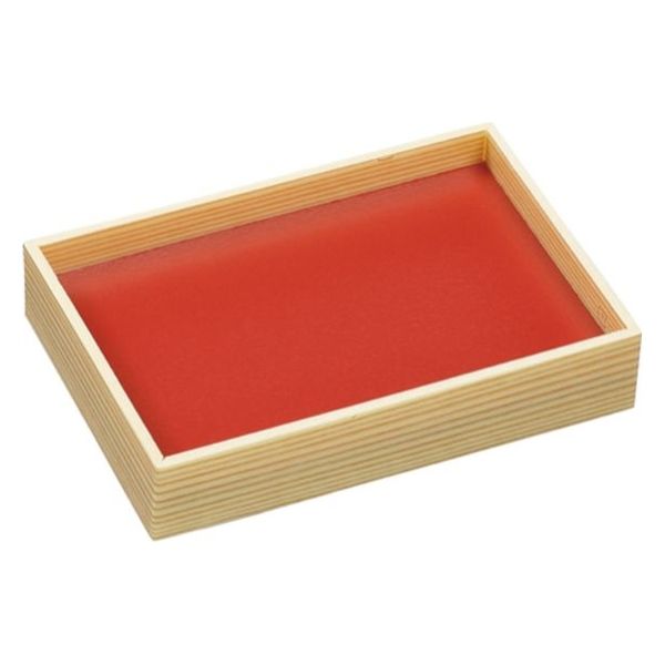 エフピコ ウッド容器 WP-410(33)RV 柾目W黒赤 80025410 1ケース(360個(20個×18)（直送品）