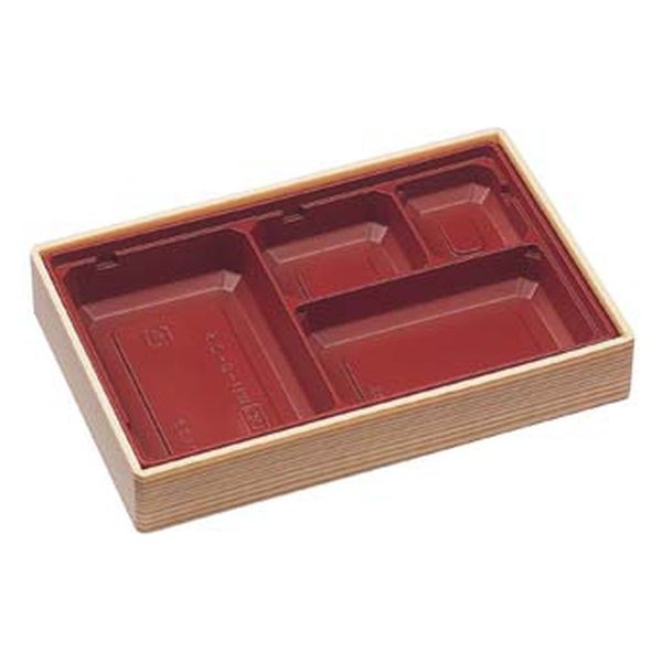 エフピコ 弁当容器 WU-8-2.5 身丈 ベージュ柾目 8D340080 1ケース(240個(20個×12)（直送品）