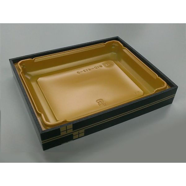 エフピコ どんぶり容器 WIC-413-0 本体 本陣金 8G394130 1ケース(400個(20個×20)（直送品）