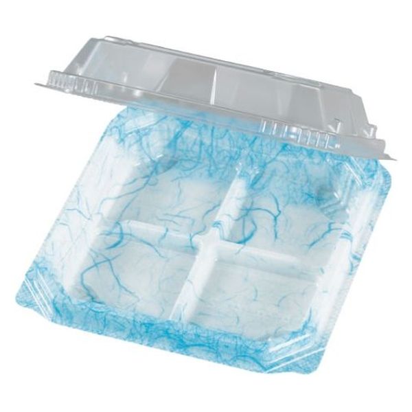 エフピコチューパ 和菓子向けフードパック APW-4-2 雲龍青 CP000553 1ケース(1200個(50個×24)（直送品）