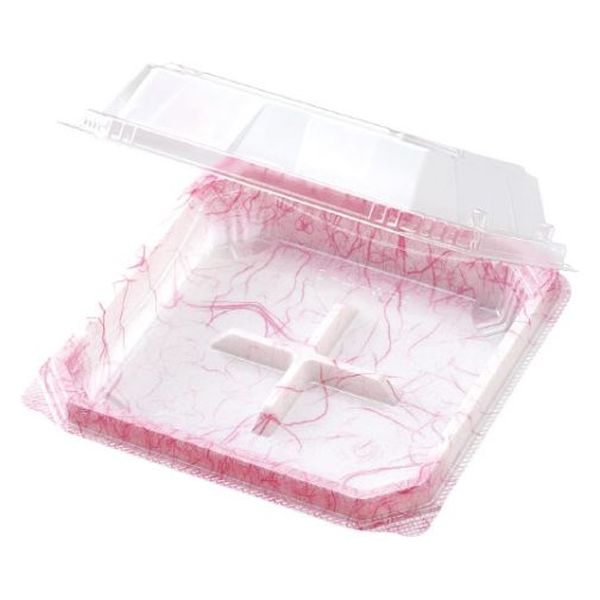 エフピコチューパ 和菓子向けフードパック APW-4-3 雲龍ピンク(N) CP000567 1袋(50個)（直送品）