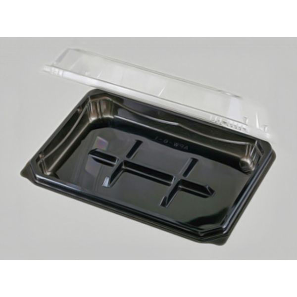 エフピコチューパ 和菓子向けフードパック APW-6-1 黒 CP000584 1ケース(600個(50個×12)（直送品）