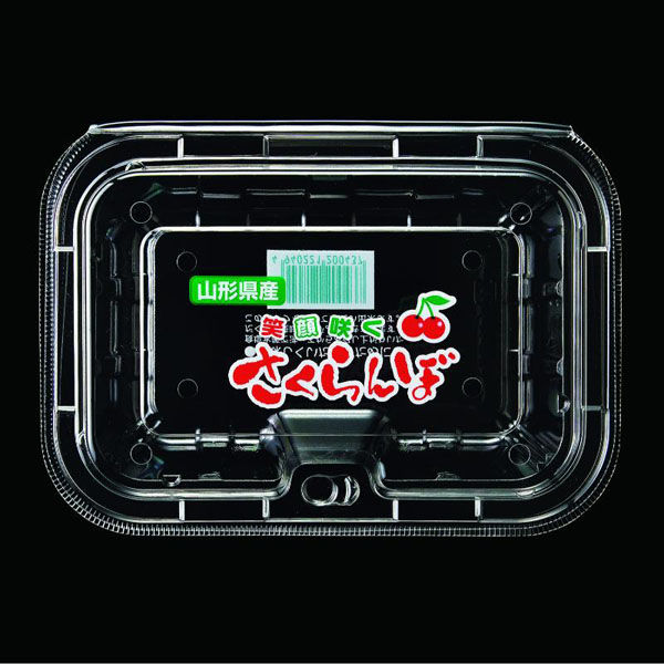 エフピコチューパ フルーツ容器 SC-200Y.8H 山形さんくらんぼ CP003659 1ケース(1000個(100個×10)（直送品）