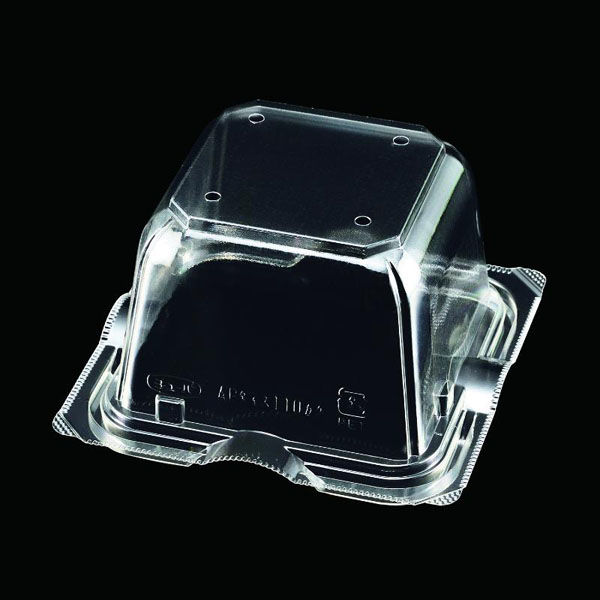 エフピコチューパ フルーツ容器 エコ VF-APダイス110角D 本体.4H CP007652 1ケース(1000個(50個×20)（直送品）