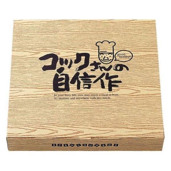 エフピコチューパ 仕出し弁当容器 紙BOX一体型 85-85 コックさん CP501546 1ケース(300個(50個×6)（直送品）