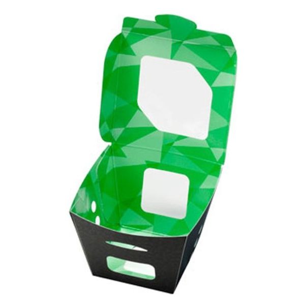 エフピコチューパ フルーツ容器 紙ベジ85角 黒 FMS CP501820 1ケース(600個(50個×12)（直送品）