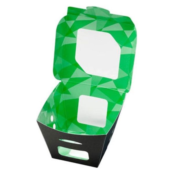 エフピコチューパ フルーツ容器 紙ベジ90角 黒 FMS CP501822 1ケース(600個(50個×12)（直送品）