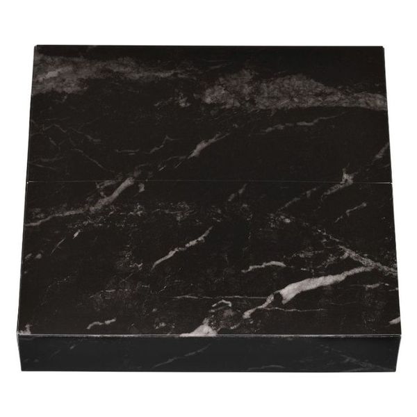 エフピコチューパ 仕出し弁当容器 エコ折蓋70-70 黒大理石 FSM CP501879 1ケース(300個(50個×6)（直送品）