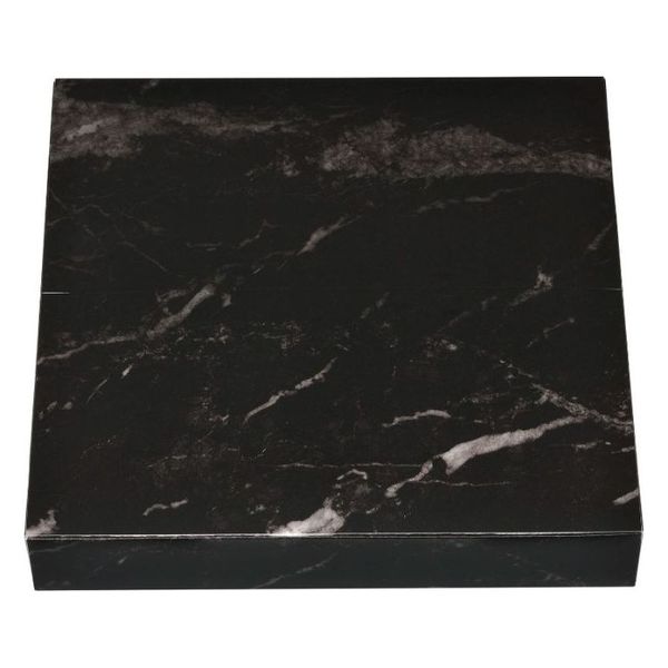 エフピコチューパ 仕出し弁当容器 エコ折蓋80-80 黒大理石 FSM CP501883 1ケース(300個(50個×6)（直送品）