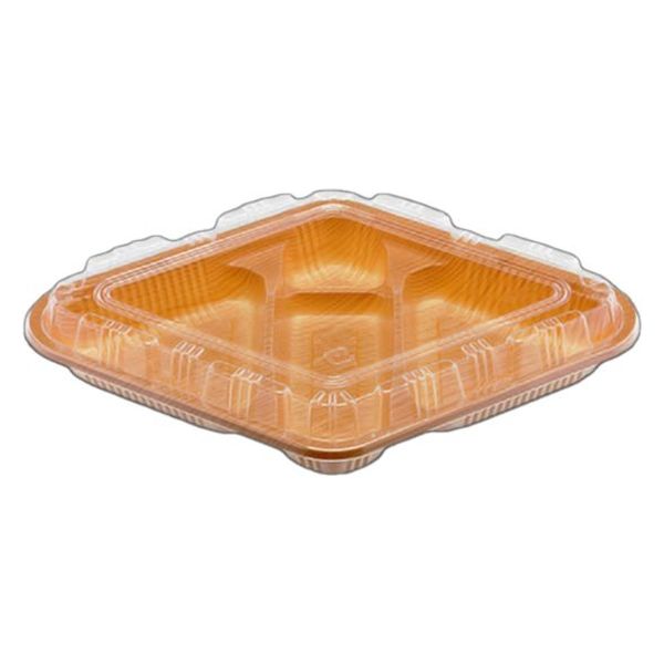 エフピコチューパ 弁当容器 M弁当 M-2 木目 セット おにぎり 2個用 CP570061 1ケース(800個(100個×8)（直送品）