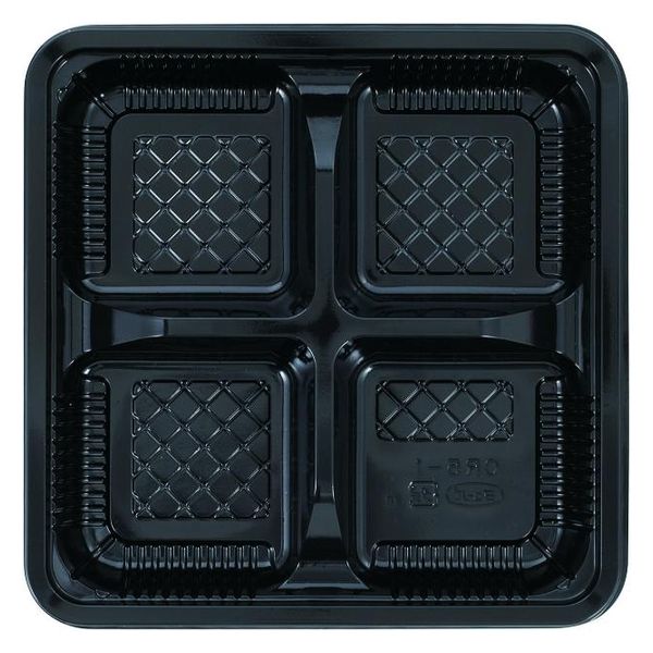 エフピコチューパ 弁当容器 CR-5-1 黒 本体 CP571123 1ケース(600個(50個×12)（直送品）