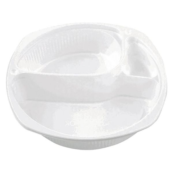 エフピコチューパ カレー容器 AP-217 白 本体 CP630039 1ケース(600個(50個×12)（直送品）