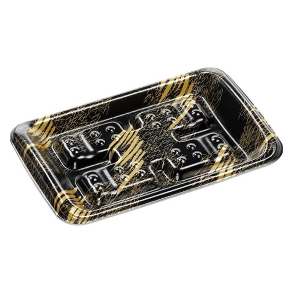 エフピコ 鮮魚トレー PHT12-18 ささやま黒金S SH769269 1ケース(1600個(100個×16)（直送品）