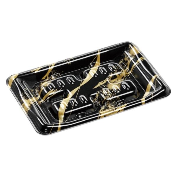 エフピコ 発泡トレー MHT18-12 天川黒金 SH776074 1ケース(1600個(50個×32)（直送品）
