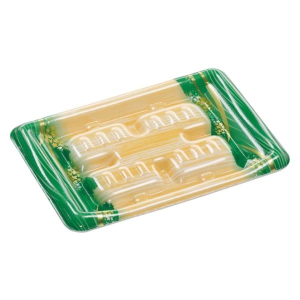 エフピコ 発泡トレー MHT18-13 杉目グリーン SH787321 1ケース(1500個(50個×30)（直送品）