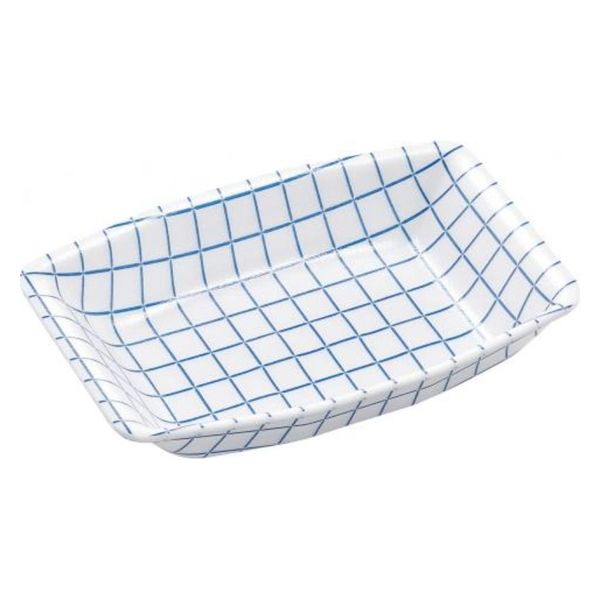 エフピコ 鮮魚トレー M-81 ブルーチェック W SH912650 1ケース(1400個(50個×28)（直送品）