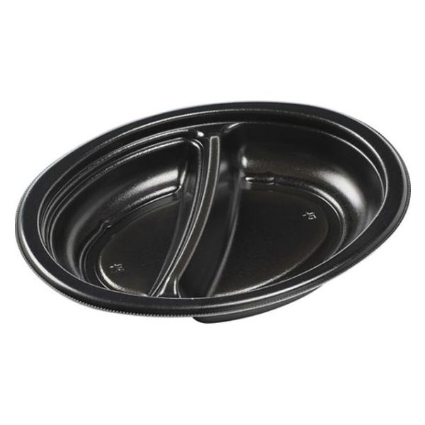 エフピコ カレー容器 MFPデリプレ26-19-1 本体 黒 4M02619A 1ケース(300個(25個×12)（直送品）