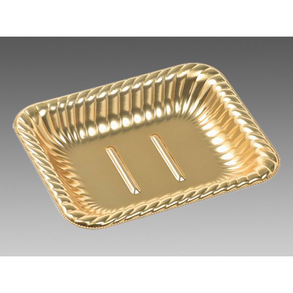 エフピコ オードブル容器 ティアラ角皿17-14 本体 金 46491714 1ケース(1000個(50個×20)（直送品）
