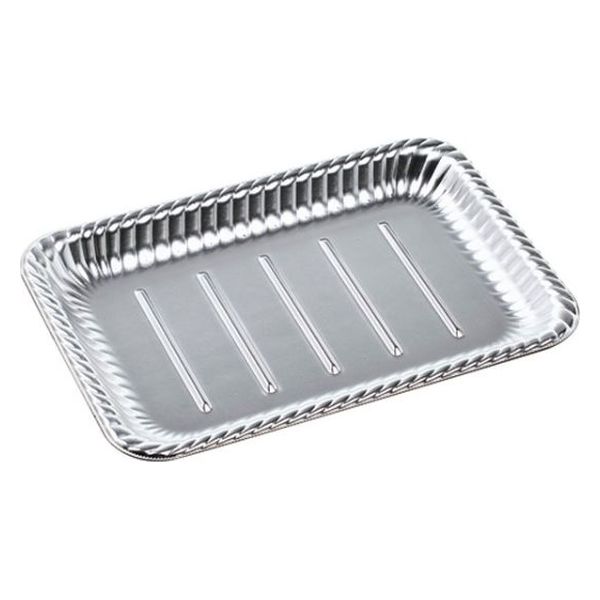 エフピコ オードブル容器 ティアラ角皿30-21 本体 銀 41463021 1ケース(400個(50個×8)（直送品）