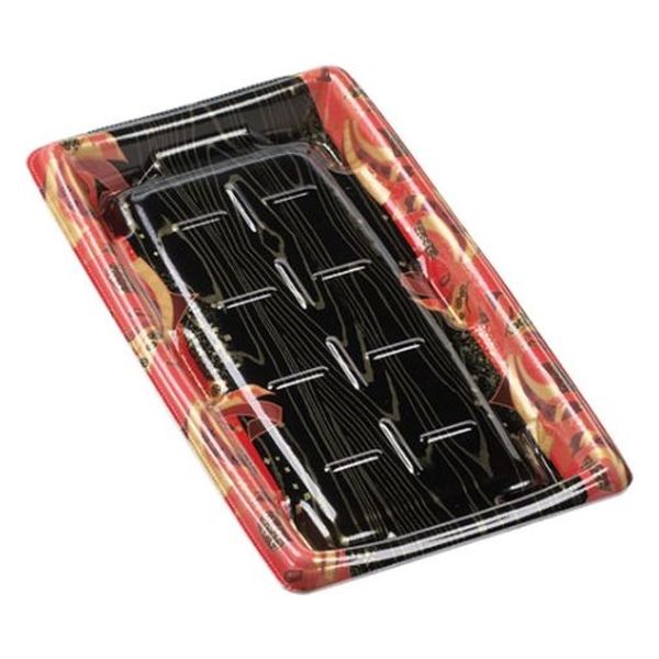 エフピコ 発泡トレー MTD27-15平 本体 舞姫赤 40782716 1ケース(600個(50個×12)（直送品）