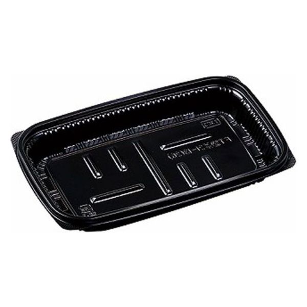 エフピコ 軽食容器 MSD惣菜21-13(26) 黒 7E182132 1ケース(900個(50個×18)（直送品）