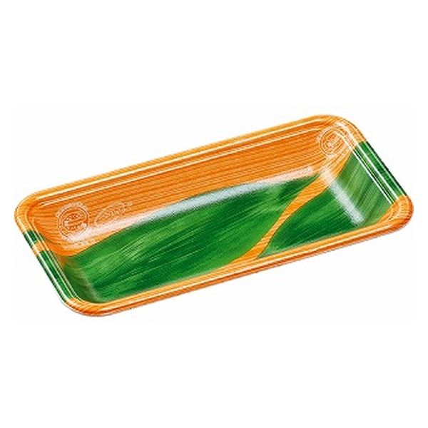 エフピコ 発泡トレー FLB-A10-25 エコ木目葉らん 3B210104 1袋(100個)（直送品）