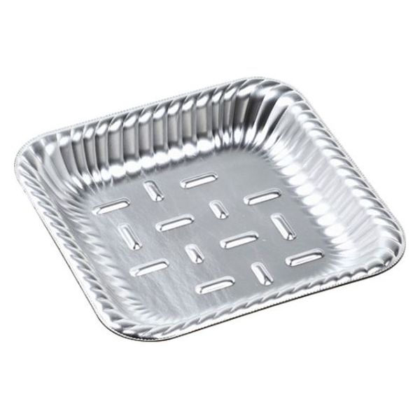 エフピコ オードブル容器 ティアラ角皿A20-30 本体 銀 41482030 1袋(50個)（直送品）